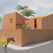 Mi Proyecto del curso: Representación gráfica de proyectos arquitectónicos. Architecture, Graphic Design, Interior Architecture, Interior Design, L, scape Architecture, Collage, Digital Architecture, and Architectural Illustration project by Sofía Hernández - 09.18.2021