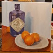 Mi Proyecto del curso: Pintura al óleo desde cero. Fine Arts, Painting, and Oil Painting project by carlos.bobadilla.b - 09.13.2021