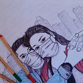 Mi Proyecto del curso: Retrato realista con bolígrafo. Ilustração tradicional, Desenho, Desenho de retrato, Desenho realista, e Desenho artístico projeto de Ricardo Tidor Vasquez Pizarro - 14.09.2021