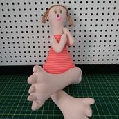 Meu projeto do curso: Criação de bonecos de pano para iniciantes. Character Design, Arts, Crafts, To, and Design project by Maria Conceição dos Santos - 09.19.2021
