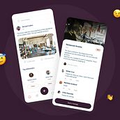 Social Media App. Design, and UX / UI project by Yaser Nazzal - 09.19.2021
