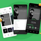 Music app. Design, and UX / UI project by Yaser Nazzal - 09.19.2021
