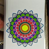 Shwetha's project in The Art of Mandala Drawing: Create Geometric Patterns course. Un proyecto de Dibujo e Ilustración con tinta de writetoshwethahs - 18.09.2021