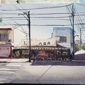 Mi Proyecto del curso: Creación de paisajes contemporáneos en acuarela. Un proyecto de Bellas Artes y Pintura a la acuarela de julio rafael cuevas - 19.09.2021