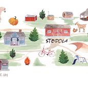My project in Illustrated Map Creation: Reflecting a City's Essence course. Un proyecto de Ilustración tradicional, Infografía, Dibujo, Ilustración digital, Dibujo artístico y Pintura digital de Agata Popiel-Machnicka - 19.09.2021