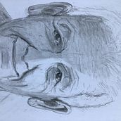 My project in Realistic Portrait with Graphite Pencil course. Traditional illustration, Fine Arts, Sketching, Pencil Drawing, Drawing, Portrait Drawing, Realistic Drawing, Artistic Drawing, and Figure Drawing project by Bridget - 09.19.2021
