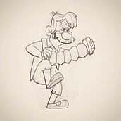Mi Proyecto del curso: Introducción a la creación de personajes estilo cartoon. Un proyecto de Ilustración tradicional, Diseño de personajes y Dibujo de Rafael González - 19.09.2021