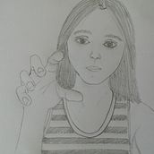 Retrato. Fine Arts, Sketching, Pencil Drawing, Drawing, Realistic Drawing, and Figure Drawing project by linimaz - 09.19.2021