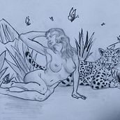 tão atraente quanto perigosa. Sketching, Pencil Drawing, Drawing, Realistic Drawing, and Figure Drawing project by Fabio Aquino - 09.17.2021