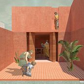 Representación gráfica de proyectos arquitectónicos // Alejandro Viteri Ein Projekt aus dem Bereich Architektur, Grafikdesign, Innenarchitektur, Innendesign, L, schaftsbau, Collage, Digitale Architektur und Architektonische Illustration von Alejandro Viteri - 20.09.2021