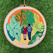 My project in Introduction to Botanical Embroidery course. Embroider project by crisaarm - 08.31.2021