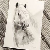 My project in Expressive Animal Portraits in Watercolor course. Un proyecto de Ilustración tradicional, Pintura a la acuarela, Dibujo realista e Ilustración naturalista				 de caramba4u - 20.09.2021