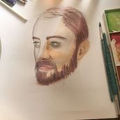 My project in  Watercolor Portrait Sketchbook course. Painting, Watercolor Painting, Portrait Drawing, and Sketchbook project by Clarissa - 09.13.2021
