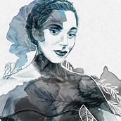 Illustrated Portraits with Procreate by Elena Garnu . % destefanis_jennifer tarafından hazırlanan Geleneksel illüstras, Ve on projesi - 09.20.2021