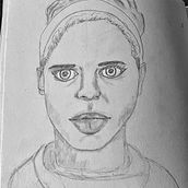 Il mio progetto del corso: Ritratto su blocco da disegno: esplora il volto umano. Sketching, Drawing, Portrait Drawing, Artistic Drawing, and Sketchbook project by psale81 - 09.21.2021