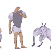 My project in Introduction to Design of Characters for Animation and Video Games course. Traditional illustration, Animation, Character Design, Video Games, and Game Design project by Masha Makarova - 09.21.2021