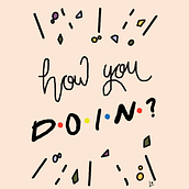 Projeto final Lettering: How you doin? Ein Projekt aus dem Bereich Lettering, Digitales Lettering, H und Lettering von Luiza Soares Bertalia da Fonseca - 21.09.2021