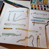L’arte dello sketching - projects. Traditional illustration, Pencil Drawing, Drawing, and Sketchbook project by Francesca Moretti - 09.21.2021