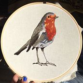 Meu projeto do curso: Pintar com linha: técnicas de ilustração têxtil. Embroider, and Traditional illustration project by Isis Mota - 09.14.2021