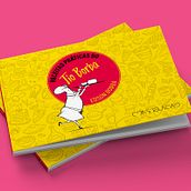 Capa e projeto gráfico do livro Receitas Práticas do Tio Borba. Design, and Editorial Design project by Géssica Marques - 09.21.2021