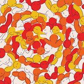 Saudade: Meu projeto do curso "Design de estampas para roupas". Un projet de Illustration traditionnelle, Création de motifs, St, lisme et Illustration numérique de Maria Helena Costa da Silva - 22.09.2021
