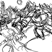 Meu projeto do curso: Concept Art: introdução ao design de cenários. Traditional illustration, Film, Video, TV, Animation, Digital Illustration, Video Games, Concept Art, and Game Design project by Carleões Gomes - 09.21.2021