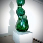 "Decepción" - Escultura en Resina Polimérica y Óleo Ein Projekt aus dem Bereich Skulptur, Bildende Künste, Kreativität und Farbenlehre von Claudia Ortiz Almendares - 22.09.2021