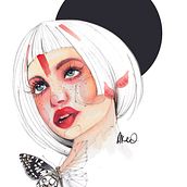 Il mio progetto del corso: Ritratto illustrato ad acquerello. Traditional illustration, Fine Arts, Painting, Drawing, Watercolor Painting, Portrait Drawing, and Artistic Drawing project by albertaolly - 09.22.2021