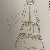 My project in Styling and Costume Design for a Stage Performance course. Fashion Design project by Melinda Hicks - 09.22.2021