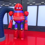 Roboto. Un progetto di 3D, Modellazione 3D e Character design 3D di Luis Plaza - 22.09.2021