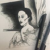 Meu projeto do curso: Desenho de tatuagem blackwork. Un progetto di Illustrazione tradizionale, Illustrazione digitale e Design di tatuaggi di Bruna Fulton - 22.09.2021