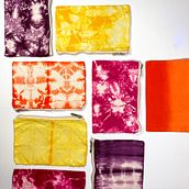Meu projeto do curso: Introdução à técnica de tingimento shibori. Un progetto di Artigianato, Fashion design, DIY e Tintura tessile di mariabeatrizperricelli - 23.09.2021