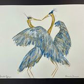 My projects in Illustrating Nature: A Creative Exploration course. Traditional illustration, Painting, Drawing, Watercolor Painting, Ink Illustration, and Naturalistic Illustration project by brendasworld22 - 09.15.2021