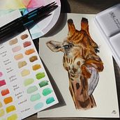 My project in Expressive Animal Portraits in Watercolor course. Traditional illustration, Watercolor Painting, Realistic Drawing, and Naturalistic Illustration project by an_baeyens - 09.23.2021