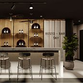 Mi Proyecto del curso: Diseño de interiores para restaurantes Ein Projekt aus dem Bereich Innenarchitektur, Innendesign, Innenarchitektur und Retail Design von Alejandra Baca Cerdan - 26.09.2021