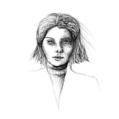 Mi Proyecto del curso: Retrato realista con bolígrafo (The Girl). Traditional illustration, Drawing, Portrait Drawing, Realistic Drawing, and Artistic Drawing project by andresrogelio - 09.23.2021