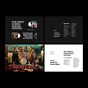 The Most Iconic Album Covers | Editorial Design. Un progetto di Design, Design editoriale, Graphic design, Design digitale e UX / UI di Gabriel Castilho Mendes - 20.09.2021