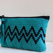 My project in Introduction to Tapestry course. Accessor, Design, Pattern Design, Fiber Arts, and Crochet project by monia_rumbell - 09.24.2021