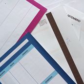 Avião de Papel - Agendas personalizáveis. Design, Direção de arte, Br, ing e Identidade, Criatividade, e Desenvolvimento de portfólio projeto de Jéssica Viana - 27.08.2021