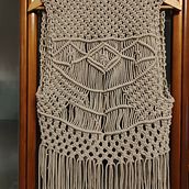 Colete Macramé. Un proyecto de Artesanía de Marta Esteves - 20.09.2021