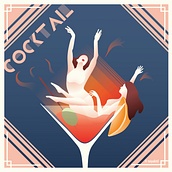 My project in Art Deco Style for Digital Illustration course. Un progetto di Illustrazione tradizionale, Belle arti, Design di poster  e Illustrazione digitale di Tilman Hauk - 24.09.2021