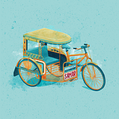 TRANSPORTASYON. Ilustração tradicional projeto de r0se_anne_uy - 25.09.2021