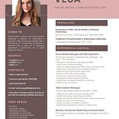Currículum. Un proyecto de Marketing, Marketing de contenidos, Marketing Digital y Marketing para Instagram de marinavega9611 - 25.09.2021