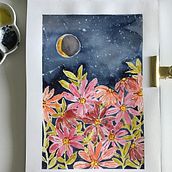 Kursprojekt „Eigene Farbpalette erstellen“ mit Ana Victoria Calderon. Un proyecto de Ilustración tradicional, Bellas Artes, Pintura, Pintura a la acuarela y Teoría del color de Janine - 23.09.2021