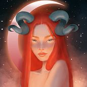 My project in Lighting and Color for Digital Portraits in Photoshop course. Un progetto di Illustrazione tradizionale, Illustrazione digitale e Pittura digitale di Bùi Giang - 25.09.2021