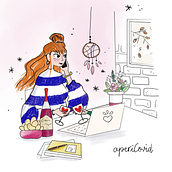 random digital illustrations. Traditional illustration project by Giulia Guzzardi - 09.26.2021