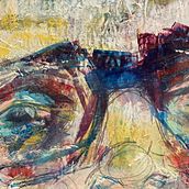 Headache (detail) . Painting project by Donna Garner - 09.27.2021