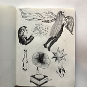 Il mio progetto del corso: Sketchbook: crea una collezione di idee illustrate. Un proyecto de Bellas Artes, Creatividad, Dibujo a lápiz, Dibujo y Sketchbook de Erika Sanzeni - 27.09.2021