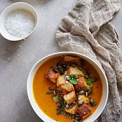 Carrot and pumpkin soup . % Edyta Girgiel tarafından hazırlanan Tasarım, Yemek Fotoğrafçılığı, Ve Kendin Yap projesi - 09.27.2021