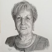 Ella es la artista. Un progetto di Illustrazione tradizionale, Belle arti, Bozzetti, Disegno a matita, Disegno, Disegno di ritratti, Disegno realistico, Disegno artistico e Disegno anatomico di Esperanza Martínez Montes - 27.09.2021